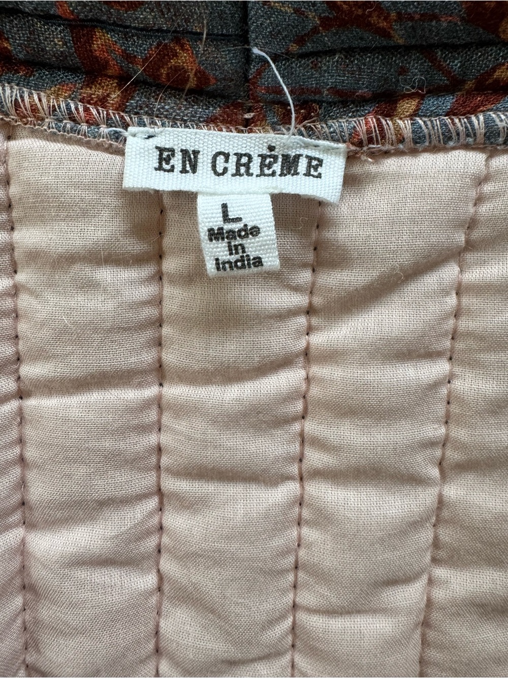 Quilted Patchwork Wrap Jacket Vest - Multi Color - Picture 3 of 3